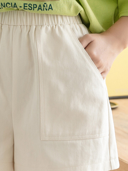 Pantaloni scurți sport și casual de damă cu talie elastică