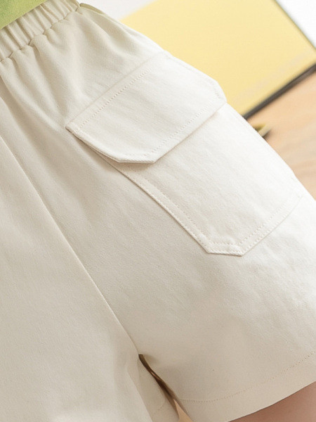 Pantaloni scurți sport și casual de damă cu talie elastică