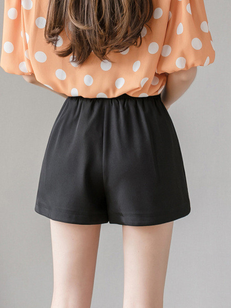 Sportiski ikdienas sieviešu šorti ar elastīgu jostasvietu