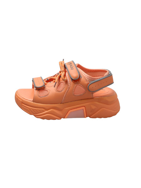 Ikdienas sieviešu sandales ar raupju zoli un mežģīnēm