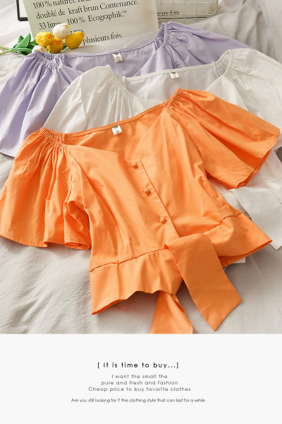 Naiste vabaaja pluus spitsikaelusega ja lipsudega