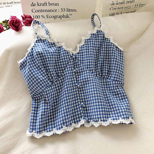 Maieu de damă cu decolteu în V și nasturi