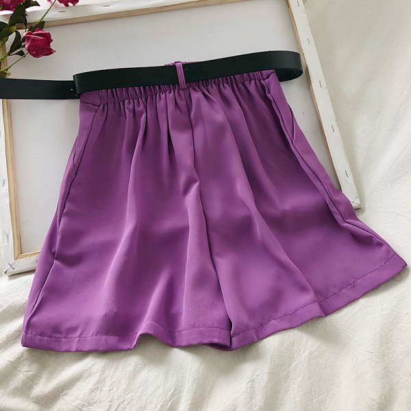 Pantaloni de dama model lat cu talie inalta si curea