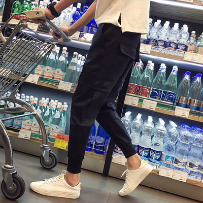 Pantaloni sport și casual pentru bărbați cu buzunare și mărimi până la 5XL
