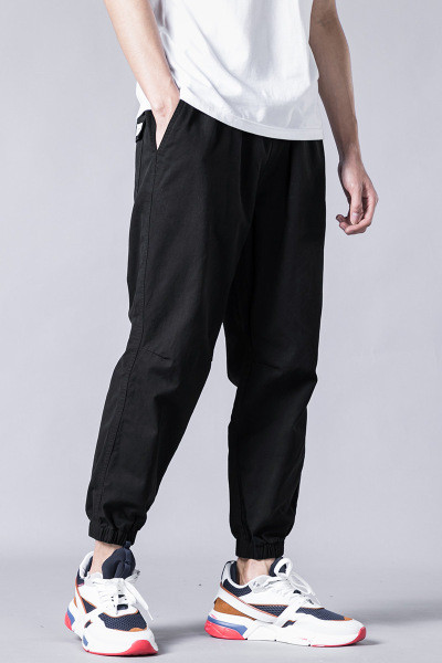 Vabaaja meeste pükste lai taskutega mudel