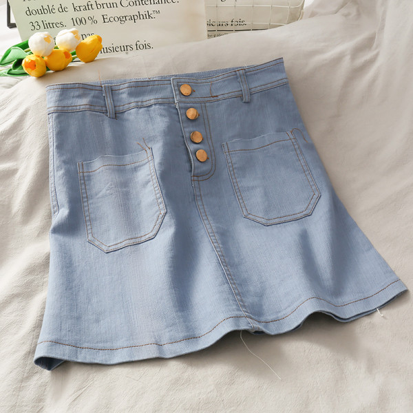 Fusta scurta de dama cu talie inalta