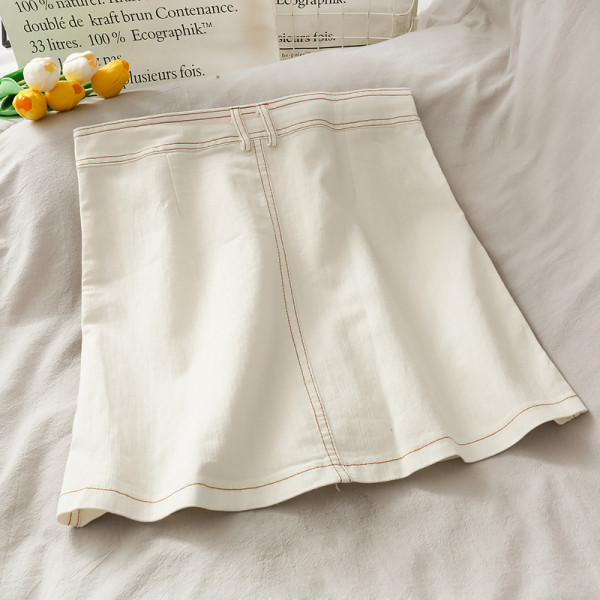 Fusta scurta de dama cu talie inalta