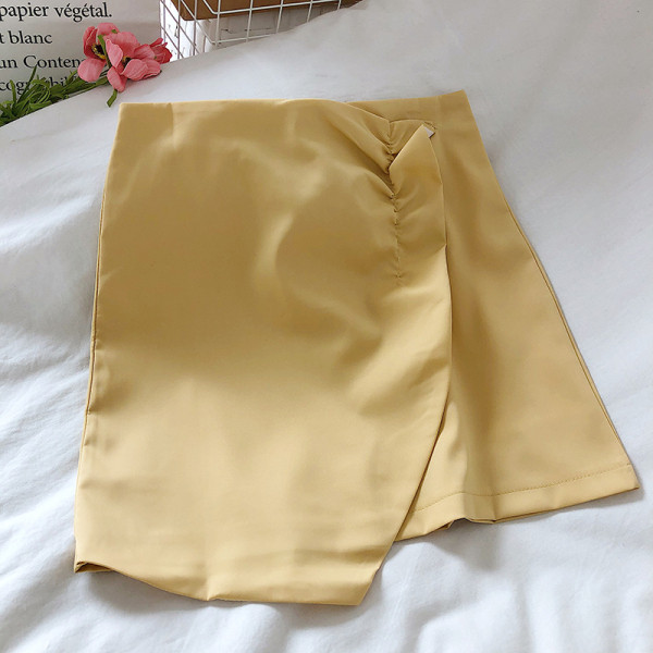 Fusta de dama eleganta cu bucle si linie A