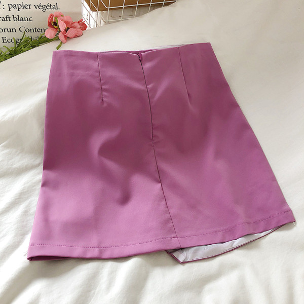 Fusta de dama eleganta cu bucle si linie A