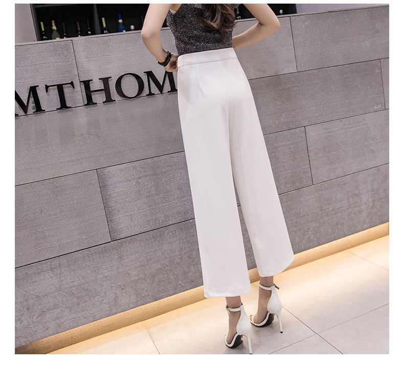 Aktuális női nadrág 9/10 hosszúsággal, magas derékkal