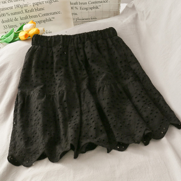 Kõrge elastse vöökohaga vabaaja naiste seelik