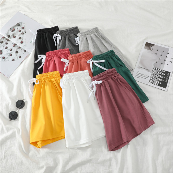 Trumpi sportiniai šortai su kaklaraiščiais ir elastingu juosmeniu