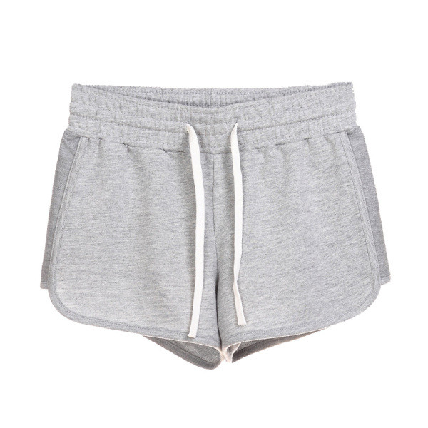 Pantaloni scurți casual cu talie elastică și cravate