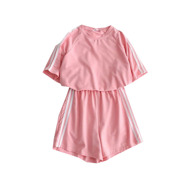 Set sport pentru femei din două părți cu bordură