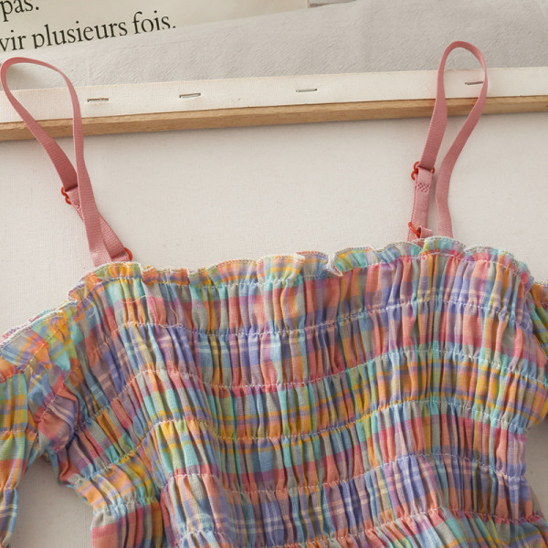 Bluză de damă multicoloră cu mâneci căzute