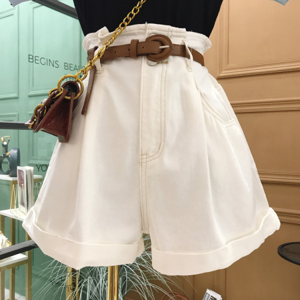 Blugi lati cu talie inalta