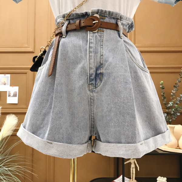 Blugi lati cu talie inalta