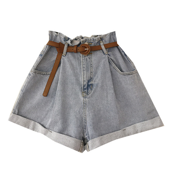 Blugi lati cu talie inalta