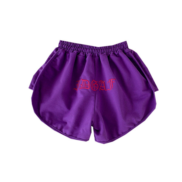 Naiste lühikesed püksid tikandite ja lipsudega