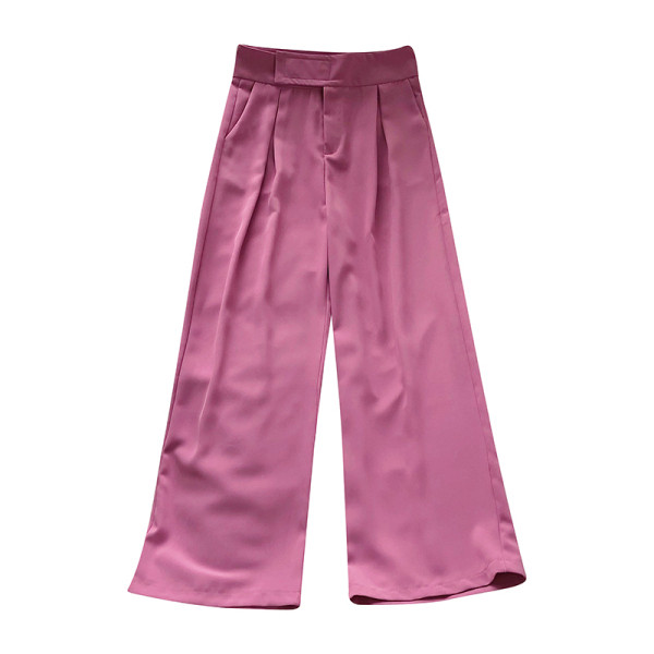 Pantaloni de dama actuali model lat cu talie inalta