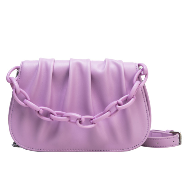 Geanta de dama moderna cu maner si lant metalic