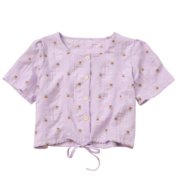 Cămașă modernă de damă cu șireturi și decolteu pătrat