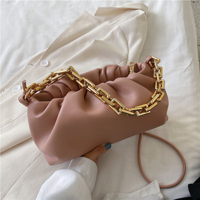 Geanta de dama moderna cu lant si maner lung