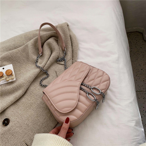 Geantă casual de damă cu mâner lung și lanț