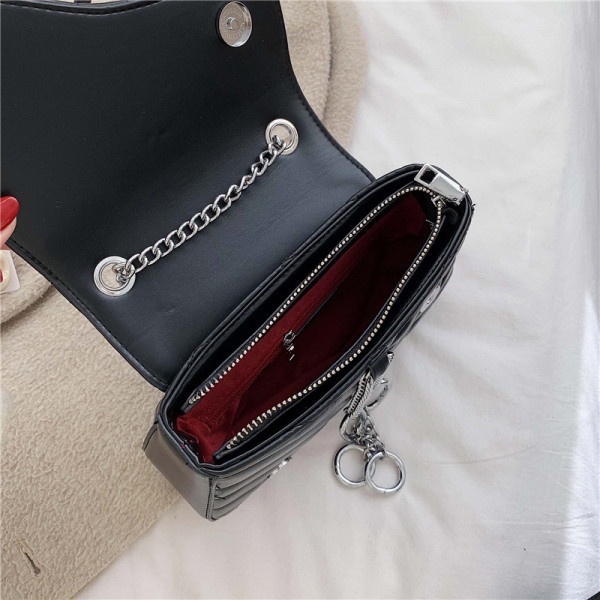 Geantă casual de damă cu mâner lung și lanț