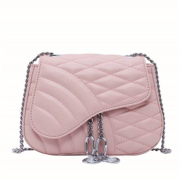 Geantă casual de damă cu mâner lung și lanț