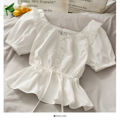 Modern női ing derékkötővel