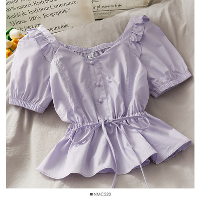 Modern női ing derékkötővel