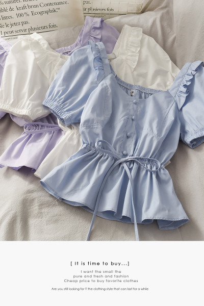 Modern női ing derékkötővel