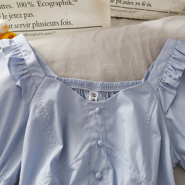 Modern női ing derékkötővel