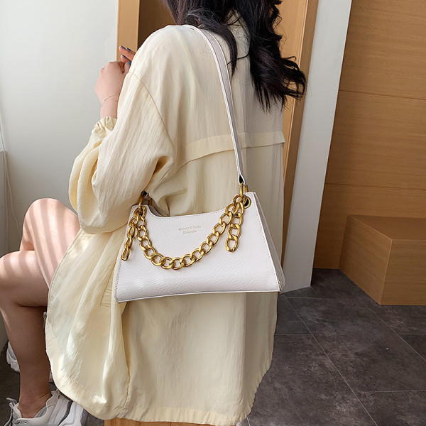 Mini geanta de dama eleganta din piele ecologica cu lant