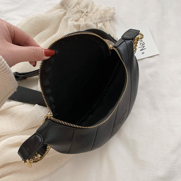 Öko-nahast moodne lukuga ja pika sangaga naistekott