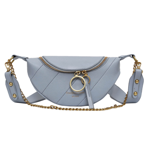 Öko-nahast moodne lukuga ja pika sangaga naistekott