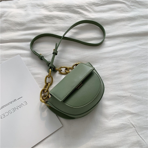 Mini geanta de dama din piele ecologica in forma rotunda