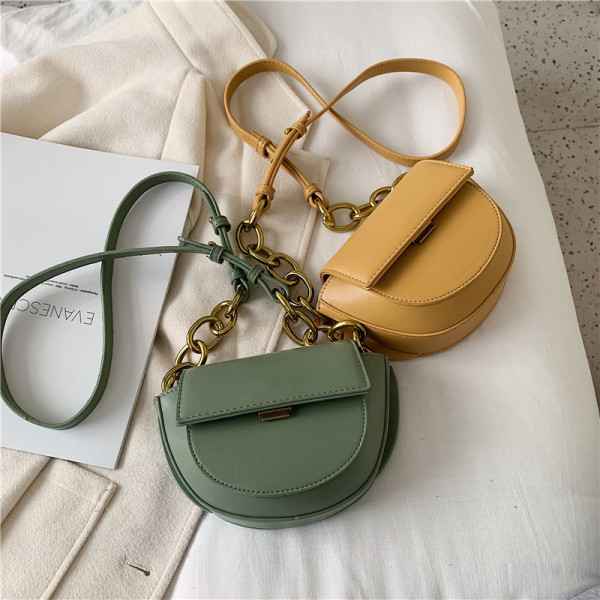 Mini geanta de dama din piele ecologica in forma rotunda