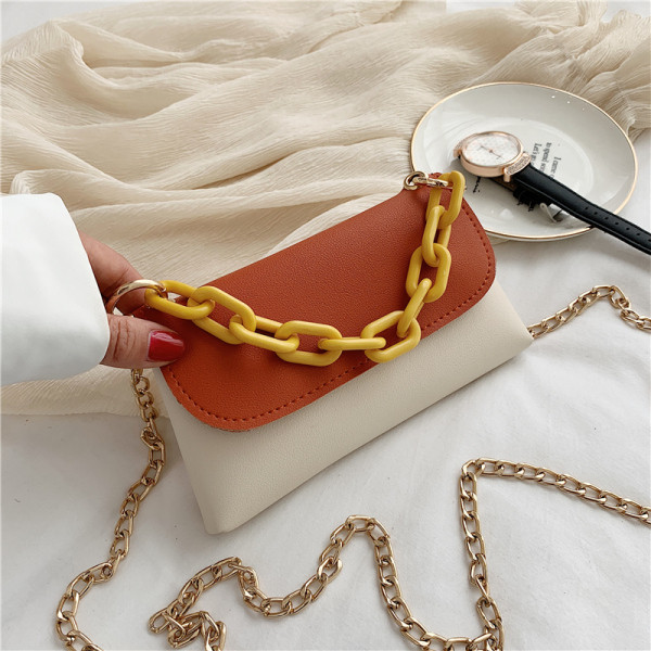 Geantă de zi cu zi pentru femei cu mâner metalic lung