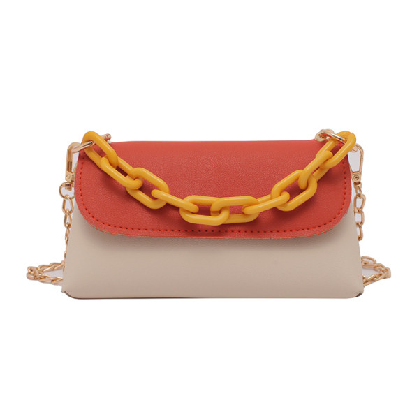 Geantă de zi cu zi pentru femei cu mâner metalic lung