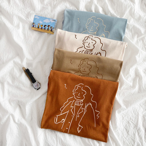 Tricou de dama modern model larg cu aplicatie - fata