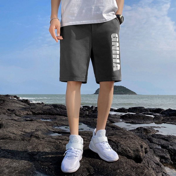 Alkalmi férfi nadrág felirattal és nyakkendővel