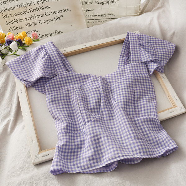 Bluză casual damă în carouri