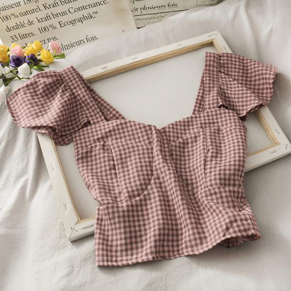 Bluză casual damă în carouri