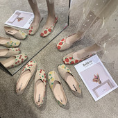 Pantofi casual dama cu talpa plata si aplicatie