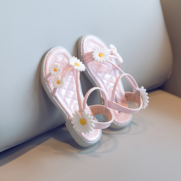 Model nou de sandale pentru copii cu flori pentru fete