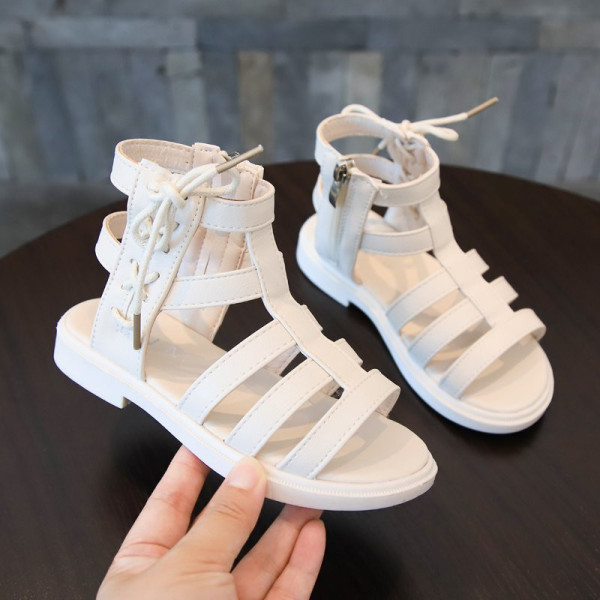 Uus mudel tõmbluku ja paeltega laste sandaalid tüdrukutele