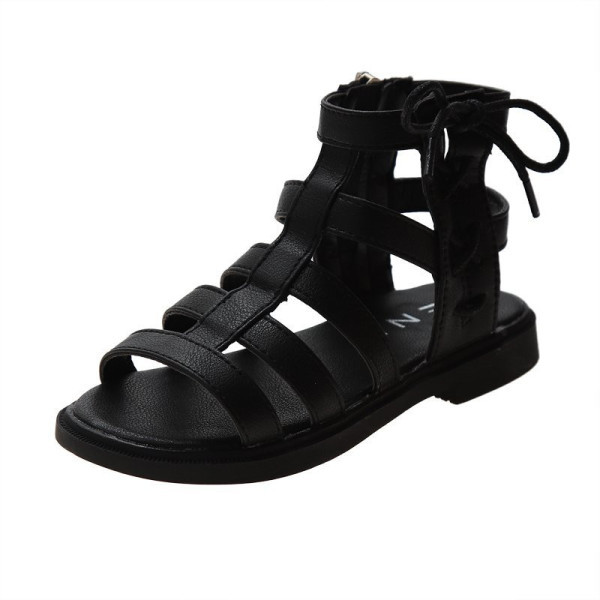 Uus mudel tõmbluku ja paeltega laste sandaalid tüdrukutele