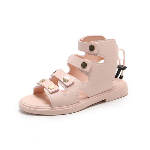Sandale moderne pentru copii cu fermoar pentru fete